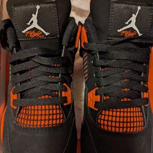 Youth Jordan's 4 Red Thunder 6.5